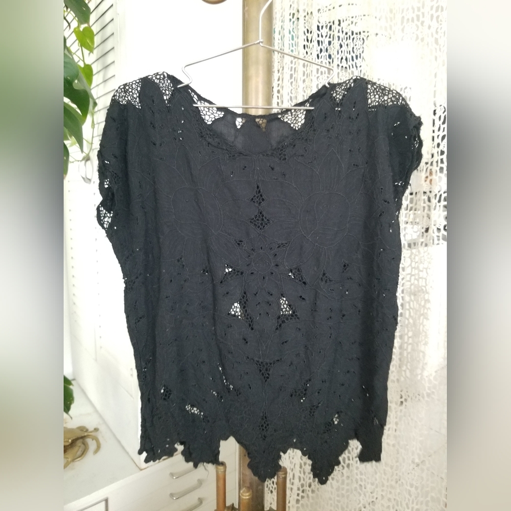 Vintage Bali Crochet Top